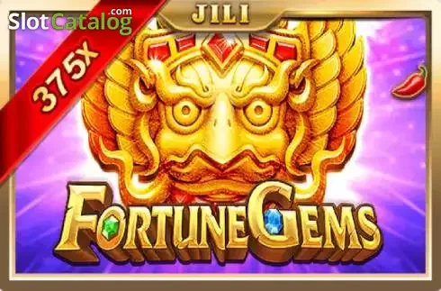 Fortune Gems slot by JILI Games featuring multiplier bonus reel
