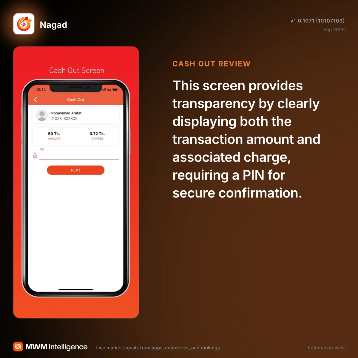 Nagad fast cashout verification, processing speeds, and limits in BDT