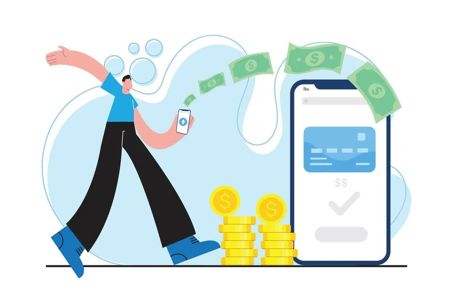 Cashier deposit and withdrawal interface with zero currency conversion fees